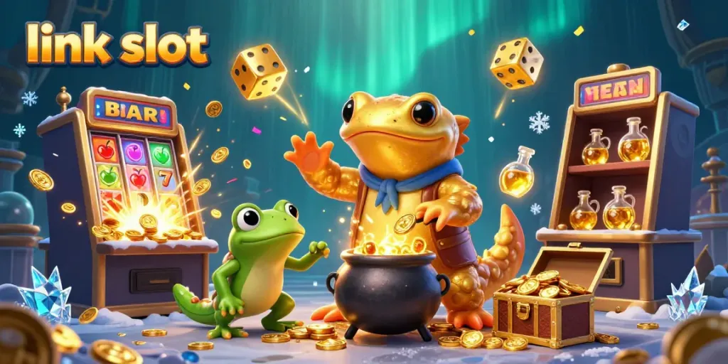 Experience thrilling wins with link slot gameplay amid the magic of 3D fantasy