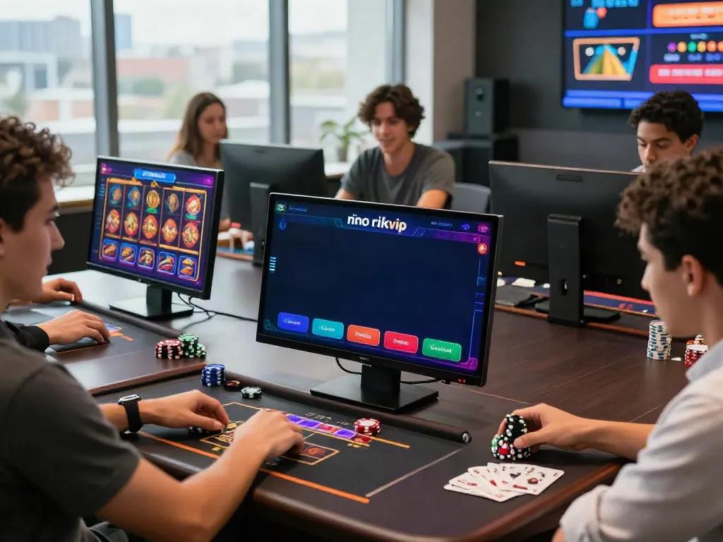 Engaging players using link vào rikvip for online casino games in a vibrant tech environment
