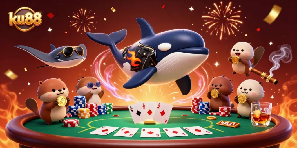Experience thrilling adventures at ku88 gaming with vibrant 3D characters and stunning poker action.