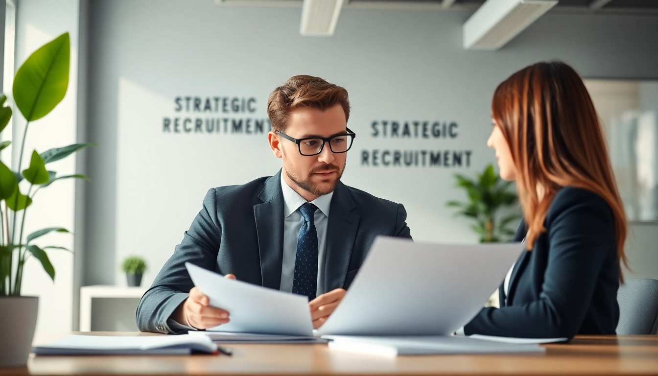 Headhunter Schweiz analysiert Kandidaten in einem modernen Büro mit Wärme und Professionalität.