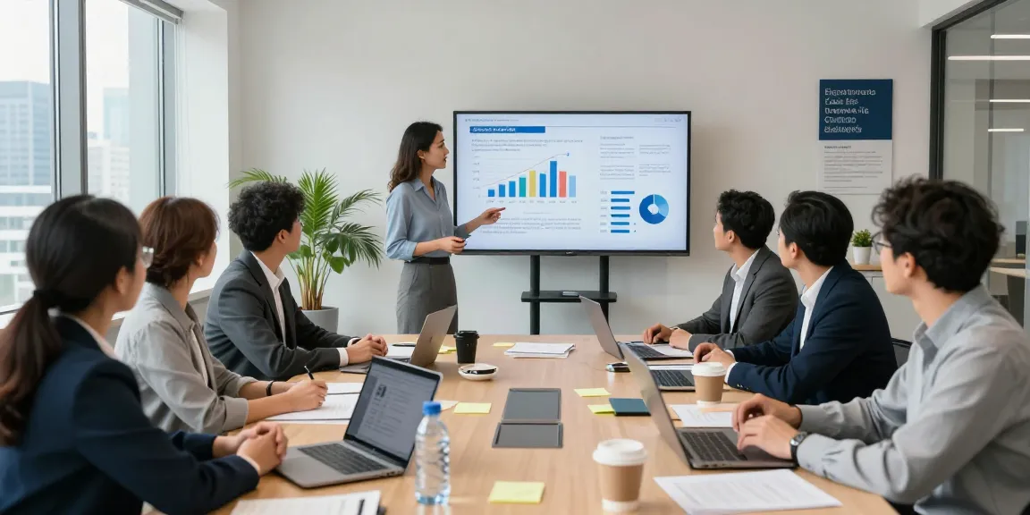 Engagierte Bewertung von Führungskräften und Wertschätzung Arbeit in modernem Büro.